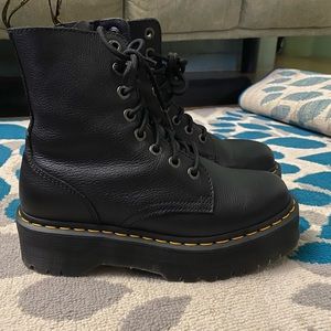 JADON PISA LEATHER PLATFORM BOOTS Women’s size 9 and Men’s Size 8